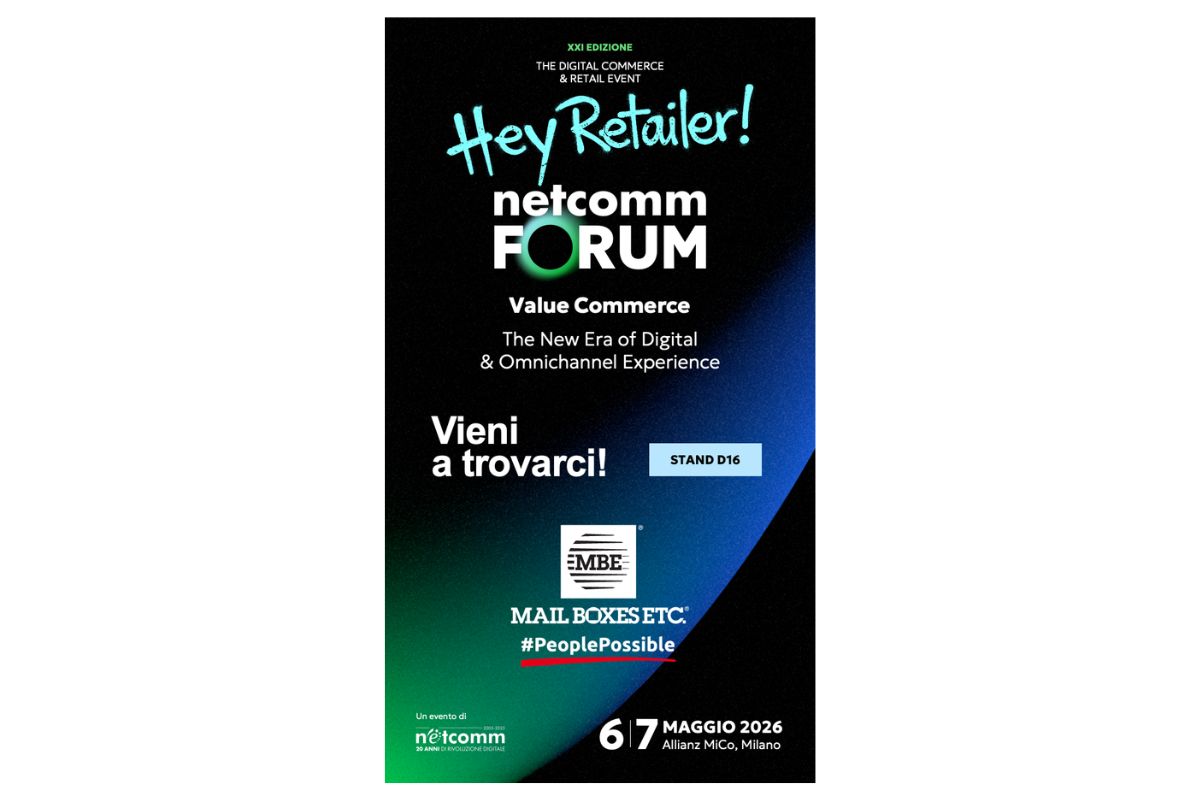 Mail Boxes Etc. e GEL Proximity insieme a Netcomm FORUM 2026 per offrire soluzioni su misura per l’ecommerce